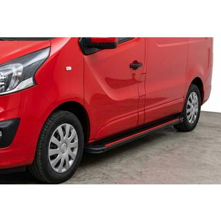 Stranske stopnice Maya Red-Black (2 kosa, aluminij) Renault Trafic 2015– fotografija 1