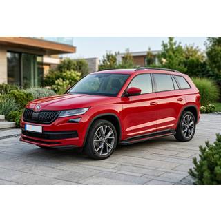 Stranske stopnice Maya Red (2 kosa, aluminij) Skoda Kodiaq 2016–2023 fotografija 1