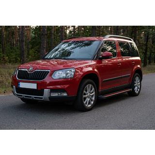 Stranske stopnice Maya Red (2 kosa, aluminij) Skoda Yeti 2009–2017 fotografija 1