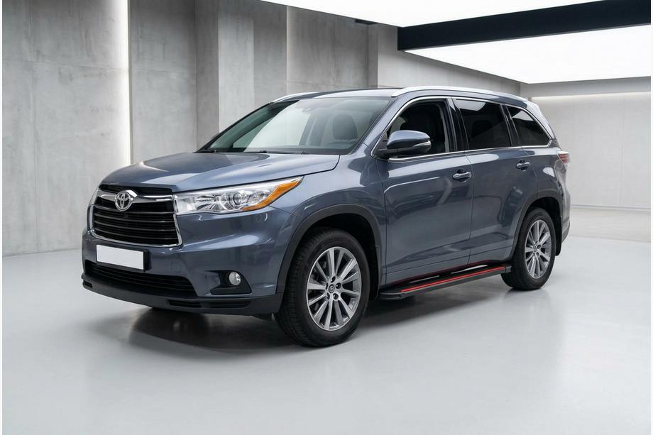Toyota Highlander 2013–2019 Stranske stopnice Maya Red (2 kosa, aluminij) Image