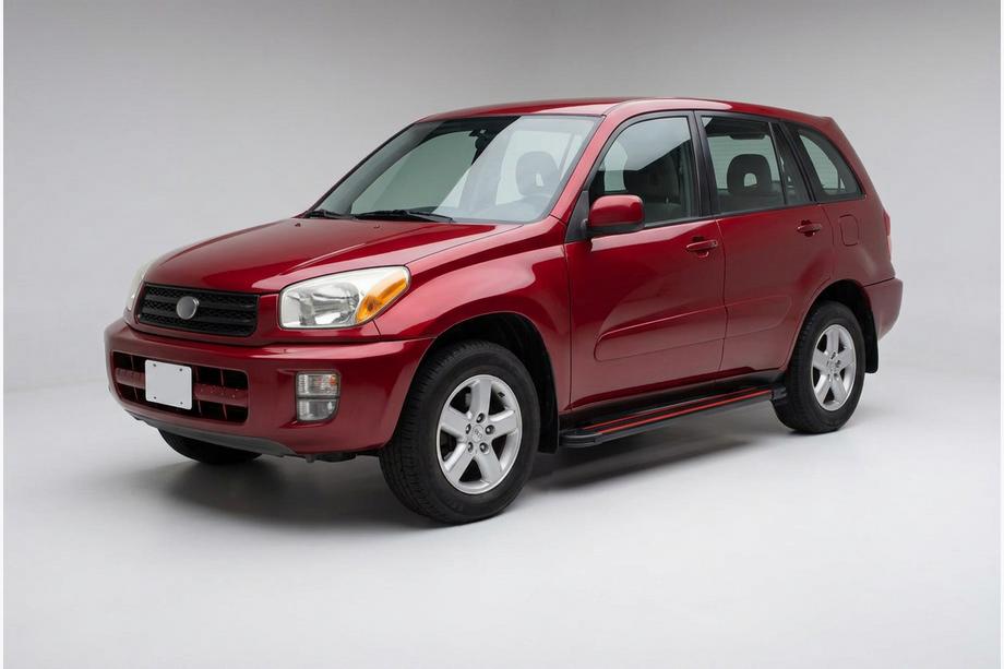 Toyota Rav 4 2001–2005 Stranske stopnice Maya Red (2 kosa, aluminij) Image