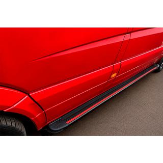 Stranske stopnice Maya Red (2 kosa, aluminij) fotografija 4