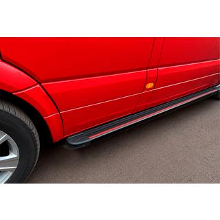 Stranske stopnice Maya Red (2 kosa, aluminij) fotografija 2