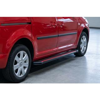 Stranske stopnice Maya Red (2 kosa, aluminij) fotografija 1