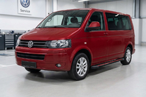 Volkswagen T5 2010–2015 Stranske stopnice Maya Red (2 kosa, aluminij) fotografija 1