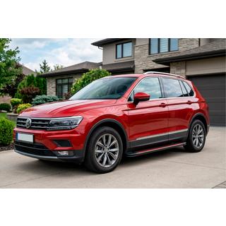 Stranske stopnice Maya Red (2 kosa, aluminij) Volkswagen Tiguan 2016–2023 fotografija 1