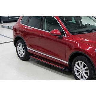 Stranske stopnice Maya Red-Black (2 kosa, aluminij) fotografija 1