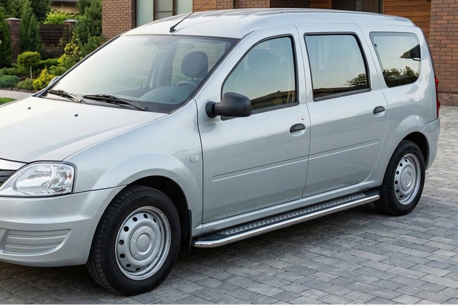 Lada Largus 2012– Stranske stopnice Maydos V2 (2 kosa, aluminij/nerjavno jeklo) Image