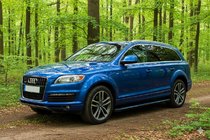 Audi Q7 2005–2015 Stranske stopnice Maya Blue (2 kos, aluminij) fotografija 1