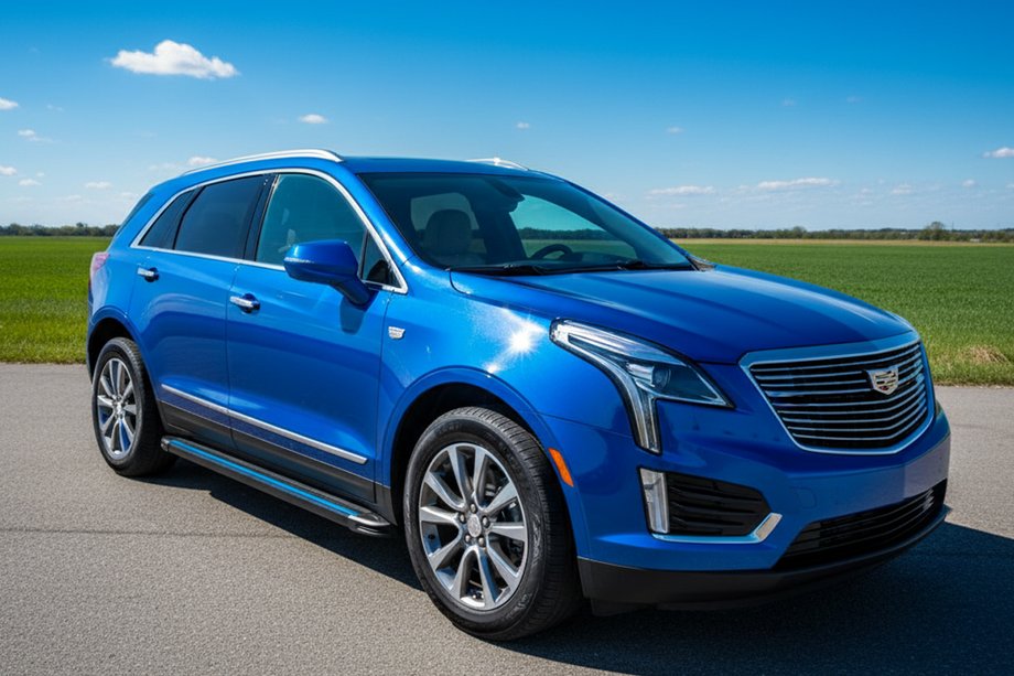 Cadillac XT5 2016– Stranske stopnice Maya Blue (2 kos, aluminij) Image