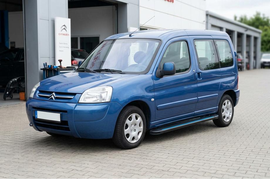 Citroen Berlingo 1996–2008 Stranske stopnice Maya Blue (2 kos, aluminij) Image