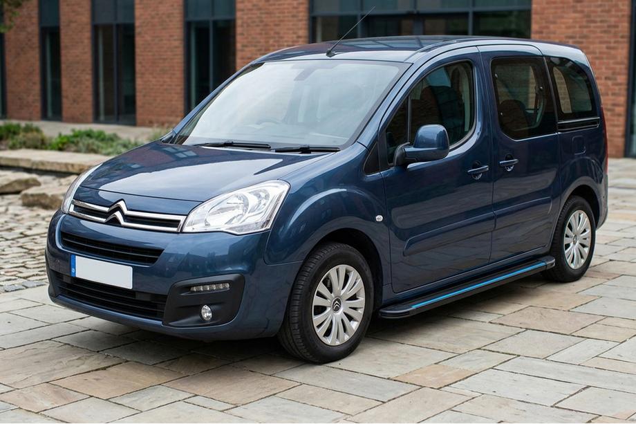 Citroen Berlingo 2008–2018 Stranske stopnice Maya Blue (2 kos, aluminij) Image