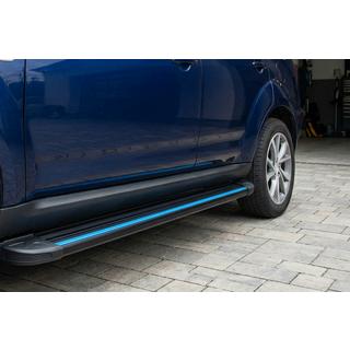 Stranske stopnice Maya Blue (2 kos, aluminij) fotografija 1