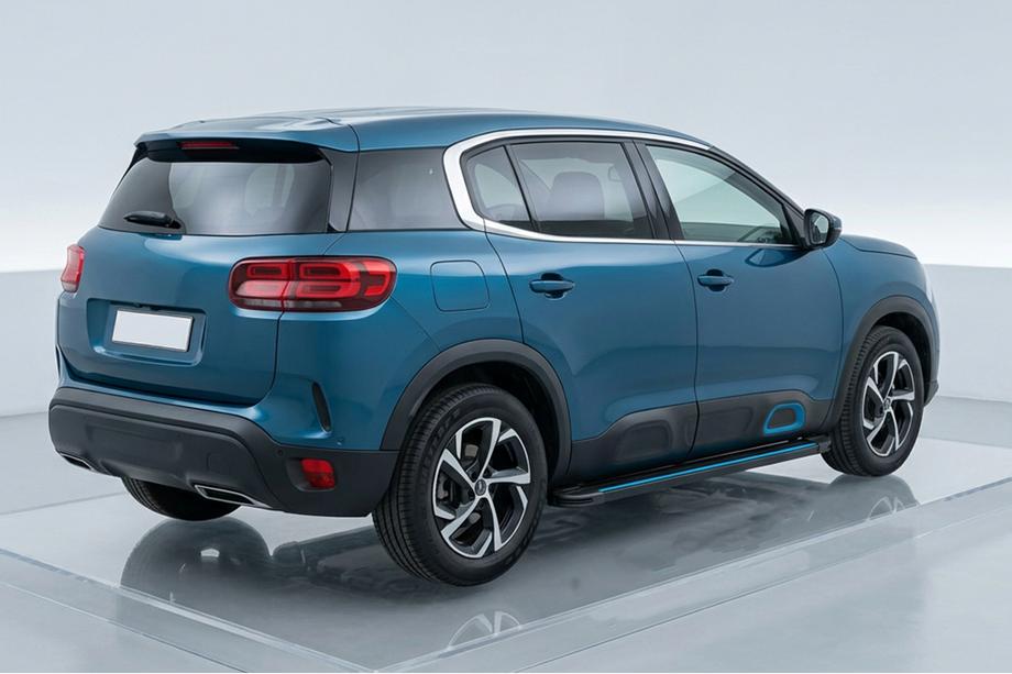 Citroen C5 Aircross 2017–2025 Stranske stopnice Maya Blue (2 kos, aluminij) Fotografija 1