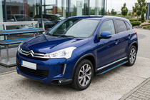 Citroen C-4 Aircross 2012–2017 Stranske stopnice Maya Blue (2 kos, aluminij) fotografija 1