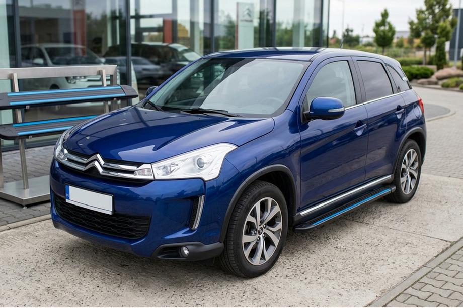 Citroen C-4 Aircross 2012–2017 Stranske stopnice Maya Blue (2 kos, aluminij) Image