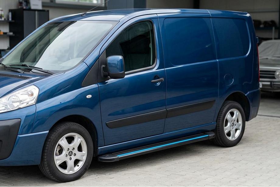 Citroen Jumpy 2007–2017 Stranske stopnice Maya Blue (2 kos, aluminij) Image