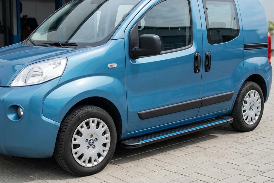 Citroen Nemo 2007–2017 Stranske stopnice Maya Blue (2 kos, aluminij) Image