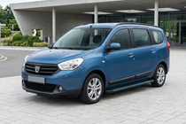 Dacia Lodgy 2012–2022 Stranske stopnice Maya Blue (2 kos, aluminij) fotografija 1