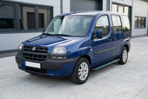 Fiat Doblo I 2001–2005 Stranske stopnice Maya Blue (2 kos, aluminij) fotografija 1