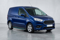 Ford Courier 2014–2023 Stranske stopnice Maya Blue (2 kos, aluminij) fotografija 1