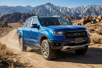 Ford Ranger 2011–2022 Stranske stopnice Maya Blue (2 kos, aluminij) fotografija 1