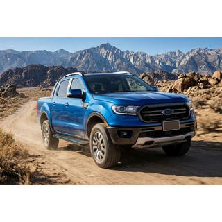 Stranske stopnice Maya Blue (2 kos, aluminij) Ford Ranger 2011–2022 fotografija 1