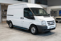 Ford Transit 2000–2014 Stranske stopnice Maya Blue (2 kos, aluminij) L3/L4 (dolga) fotografija 1
