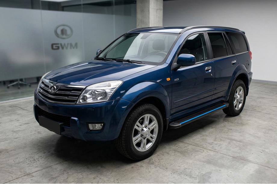 GreatWall Haval/Hover H3 2005–2013 Stranske stopnice Maya Blue (2 kos, aluminij) Image