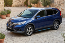 Honda CRV 2012–2016 Stranske stopnice Maya Blue (2 kos, aluminij) fotografija 1