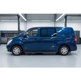 Stranske stopnice Maya Blue (2 kos, aluminij) Hyundai H300, H1, Starex 2008–2020 fotografija 1