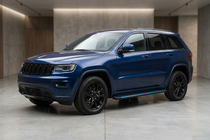 Jeep Grand Cherokee WK2 2010–2021 Stranske stopnice Maya Blue (2 kos, aluminij) fotografija 1