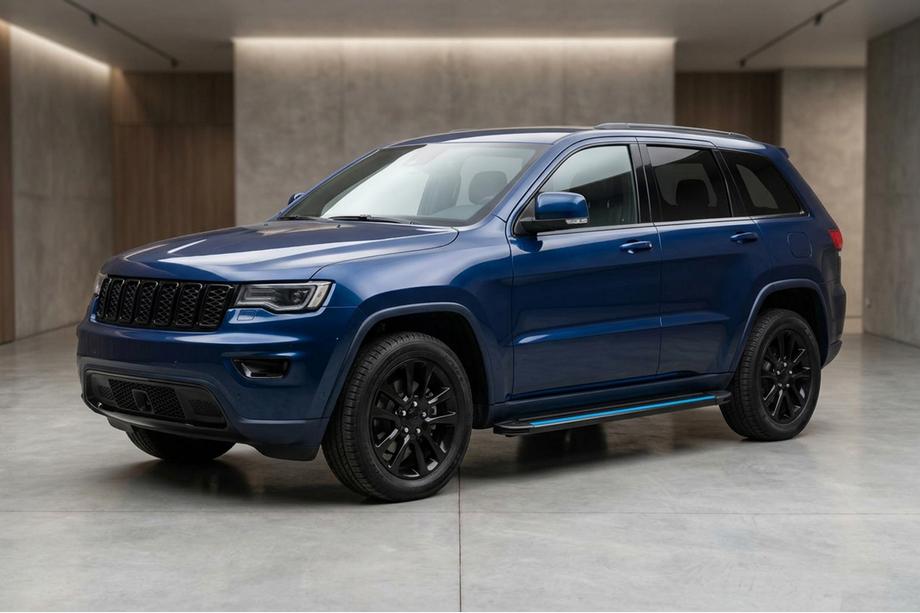 Jeep Grand Cherokee WK2 2010–2021 Stranske stopnice Maya Blue (2 kos, aluminij) Image