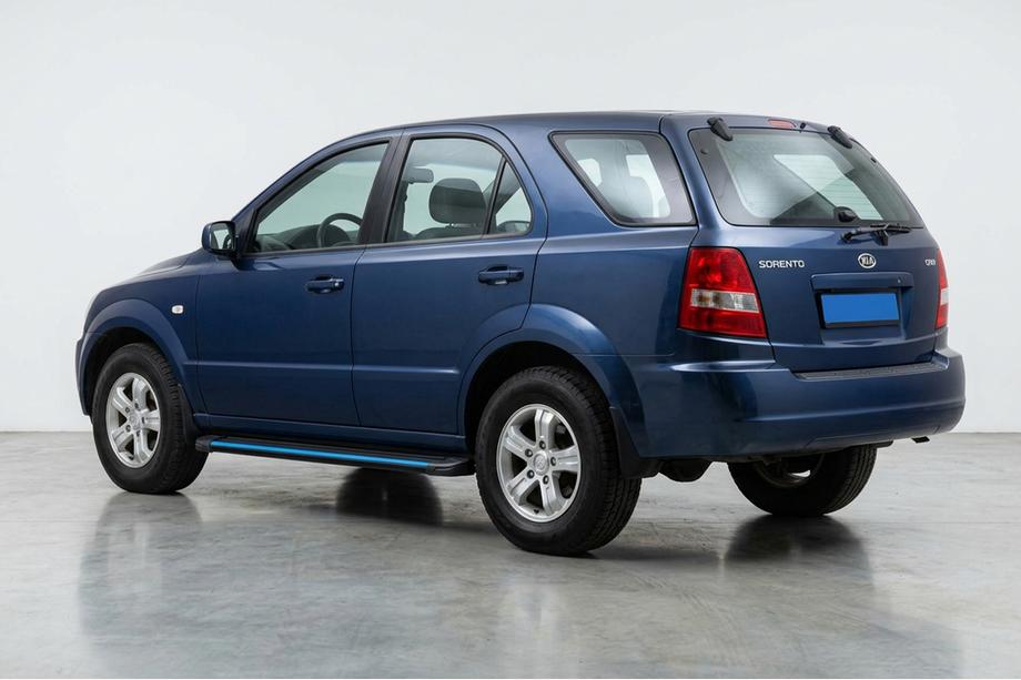 Kia Sorento I BL 2002–2009 Stranske stopnice Maya Blue (2 kos, aluminij) Image