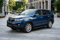 Kia Sorento II XM 2009–2014 Stranske stopnice Maya Blue (2 kos, aluminij) 2013-2016 fotografija 1