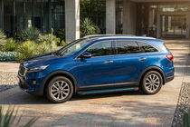 Kia Sorento III UM 2014–2020 Stranske stopnice Maya Blue (2 kos, aluminij) fotografija 1