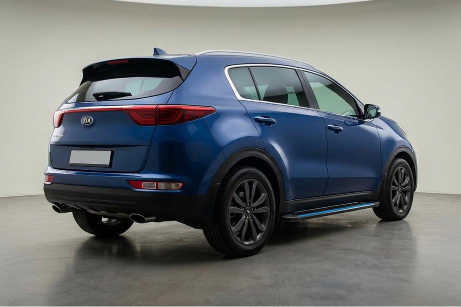 Kia Sportage 2015–2021 Stranske stopnice Maya Blue (2 kos, aluminij) Image