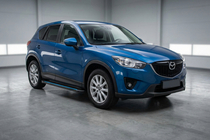Mazda CX-5 2012–2017 Stranske stopnice Maya Blue (2 kos, aluminij) fotografija 1