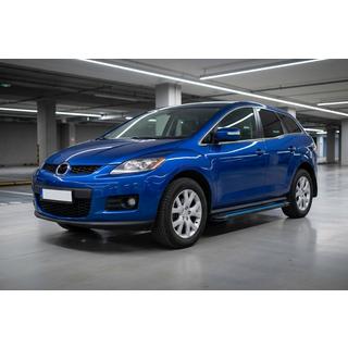 Stranske stopnice Maya Blue (2 kos, aluminij) Mazda CX-7 2006–2012 fotografija 1