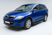 Mazda CX-9 2007–2016 Stranske stopnice Maya Blue (2 kos, aluminij) fotografija 1