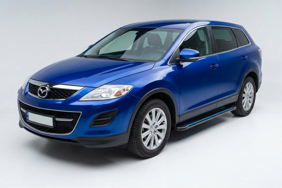 Mazda CX-9 2007–2016 Stranske stopnice Maya Blue (2 kos, aluminij) Image