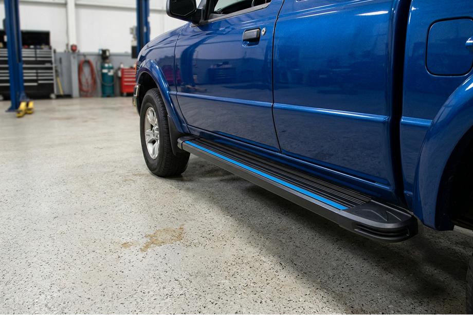 Mazda BT-50 2007–2012 Stranske stopnice Maya Blue (2 kos, aluminij) Image