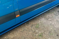 Mercedes Sprinter W906 2006–2018 Stranske stopnice Maya Blue (2 kos, aluminij) Dolga/Ekstra dolga fotografija 1