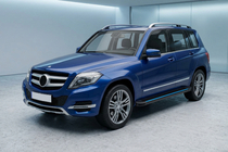 Mercedes GLK class X204 2008–2015 Stranske stopnice Maya Blue (2 kos, aluminij) fotografija 1