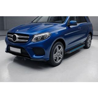 Stranske stopnice Maya Blue (2 kos, aluminij) fotografija 1