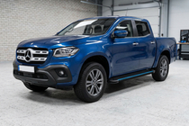 Mercedes X class 2017–2020 Stranske stopnice Maya Blue (2 kos, aluminij) fotografija 1