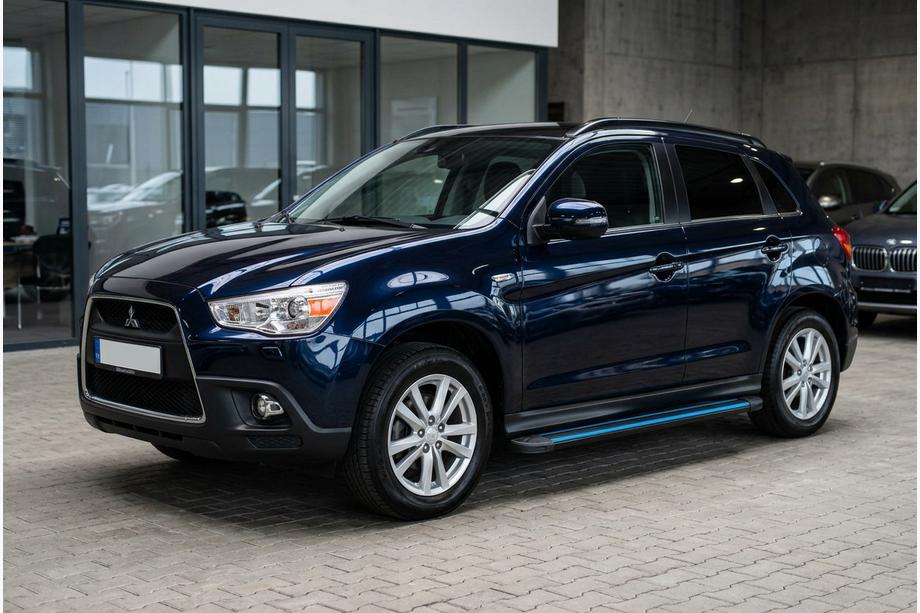 Mitsubishi ASX 2010–2023 Stranske stopnice Maya Blue (2 kos, aluminij) Fotografija 1