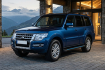 Mitsubishi Pajero Wagon IV 2006–2021 Stranske stopnice Maya Blue (2 kos, aluminij) fotografija 1