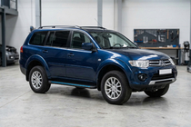Mitsubishi Pajero Sport 2008–2015 Stranske stopnice Maya Blue (2 kos, aluminij) fotografija 1