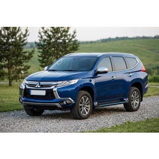 Stranske stopnice Maya Blue (2 kos, aluminij) Mitsubishi Pajero Sport 2015– fotografija 1